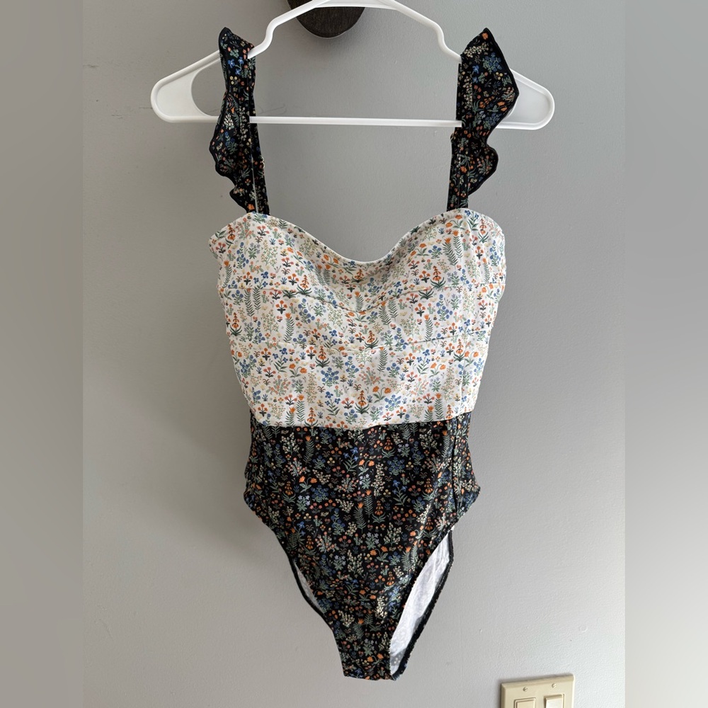 Rifle Paper Co. x Summersalt The Ruffle Oasis - Menagerie One Piece Swimsuit